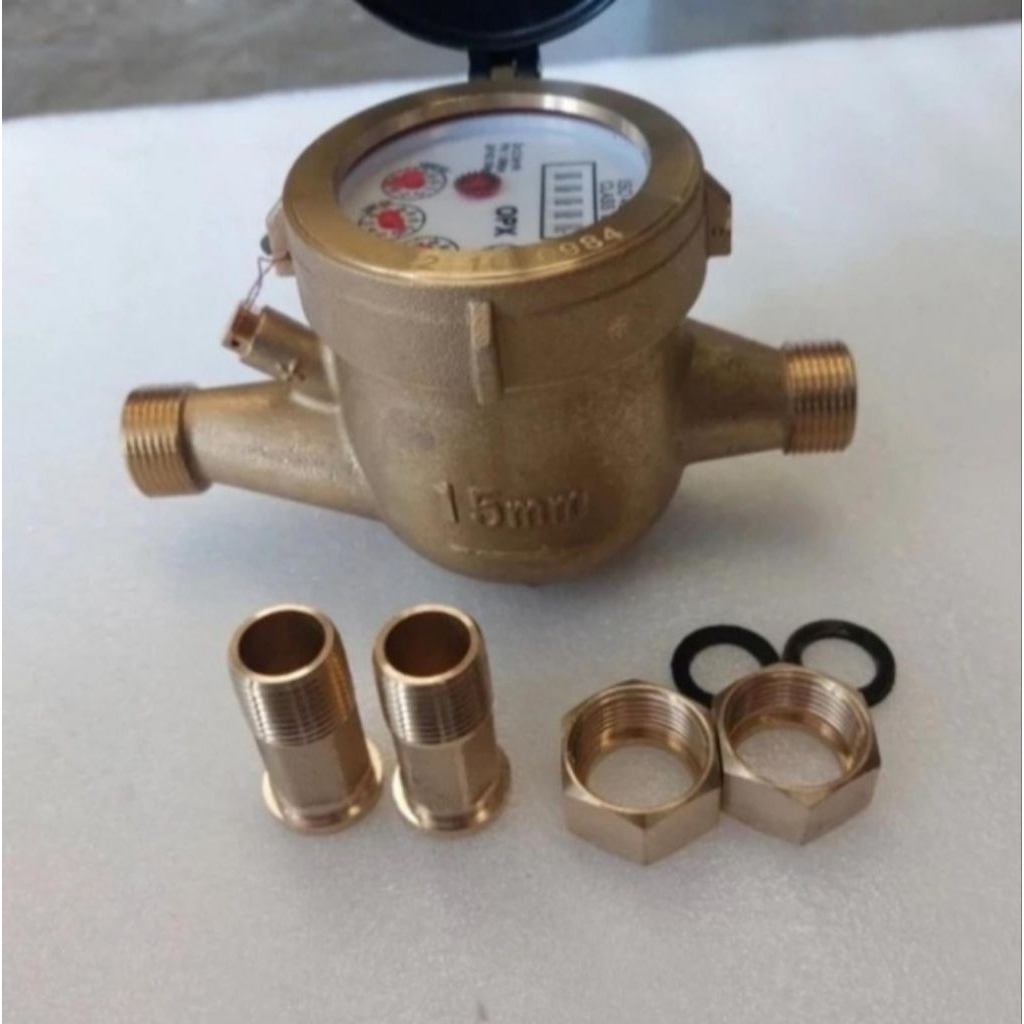 Flow Meter Air OPX 1inch Full Kuningan Water Meter 1inch Meteran Air 1"