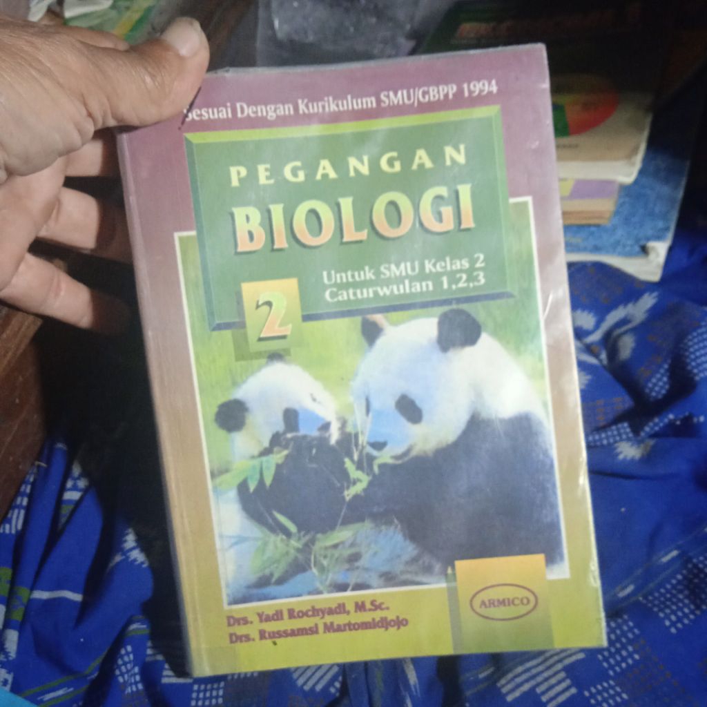 buku Pegangan Biologi 2 untuk SMU kelas 2 caturwulan 1, 2, 3, buku original jadul