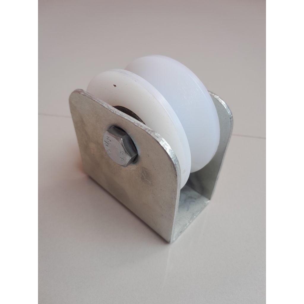 Store_Nolimit Roda Pagar Nilon Anti Berisik Rel Bulat Dan Siku