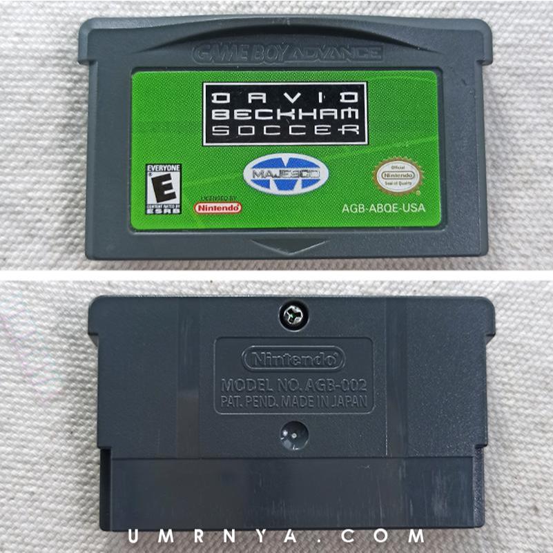 GBA SP David Beckham Soccer Kaset Original Gameboy DS Pes