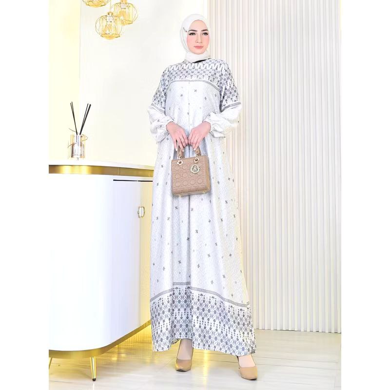 Gamis Couple Baju Kembaran Pakaian Sekeluarga Kapelan Batik Brokat Sarimbit Ibu Anak Ayah Terbaru Gh