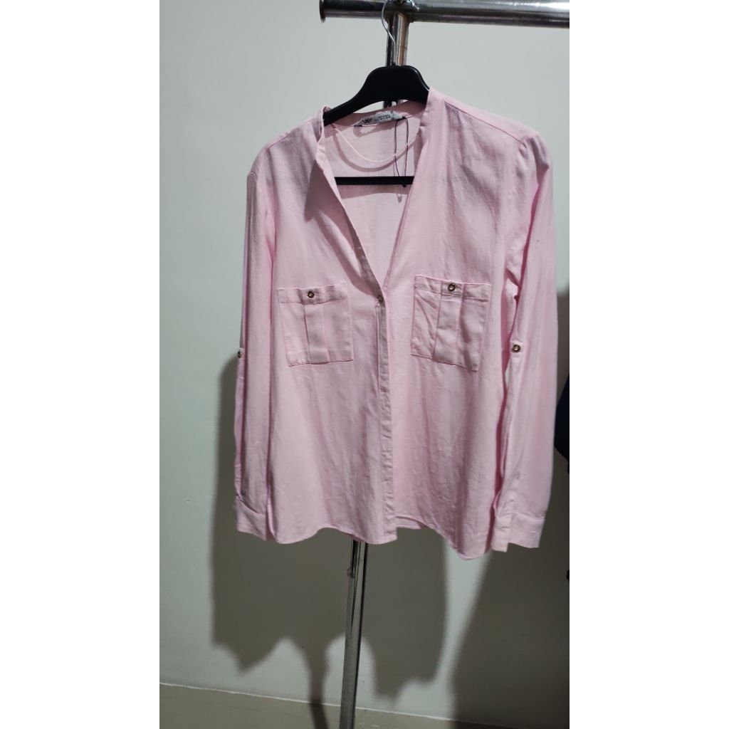 kemeja zara linen Auth PL