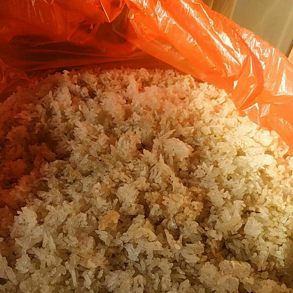 karak nasi kering nasi aking untuk tambahan pakan ternak