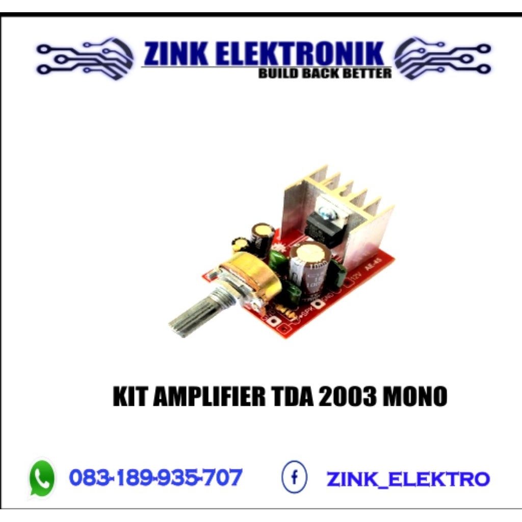 Kit amplifier tda 2003