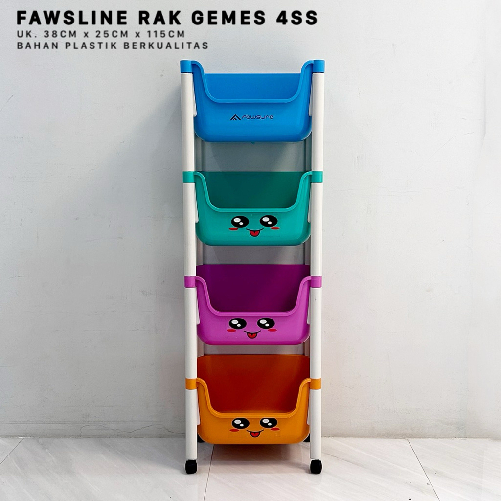 FAWSLINE RAK GEMES 4 SUSUN