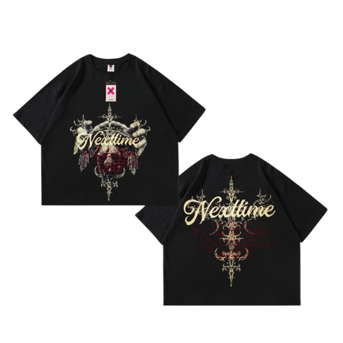 Maryland Nexttime Oversize T-Shirt Streetwear Vintage Gothic Black