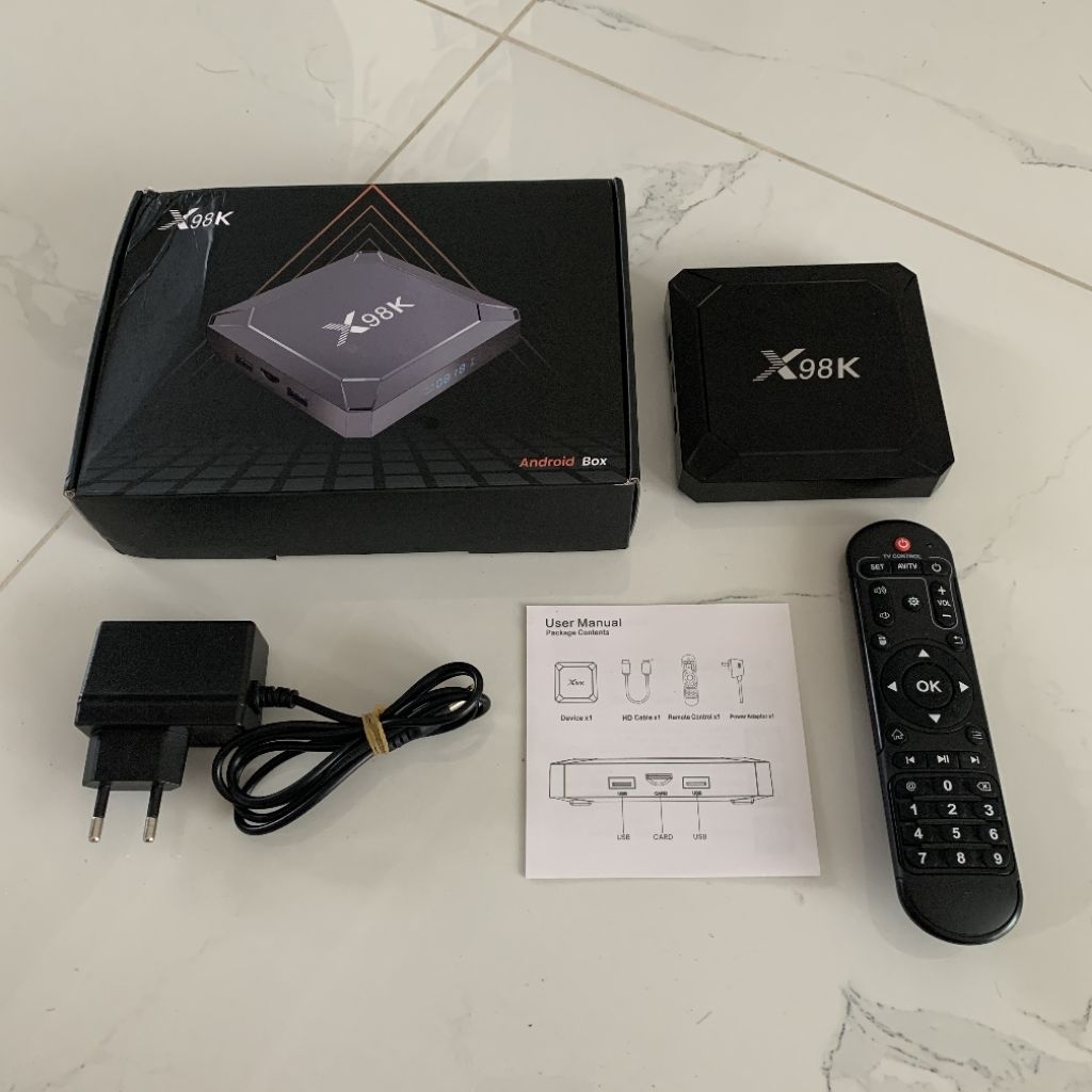 X98K Android TV Box. Baru 2 Minggu Pakai