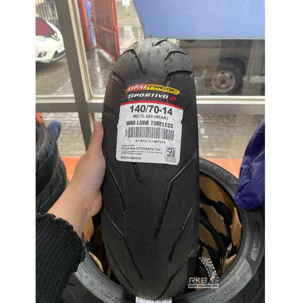 140/70 R14 Aspira Premio Sportivo  Ban Motor NMAX, PCX, ADV