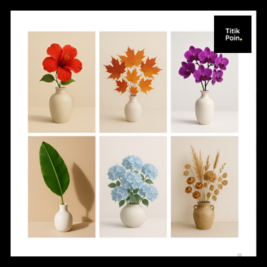 Poster Bunga Aesthetic 20x30 15x20 Hiasan Dinding Kayu MDF Botanical Flower Wall Decor Pajangan Ruma