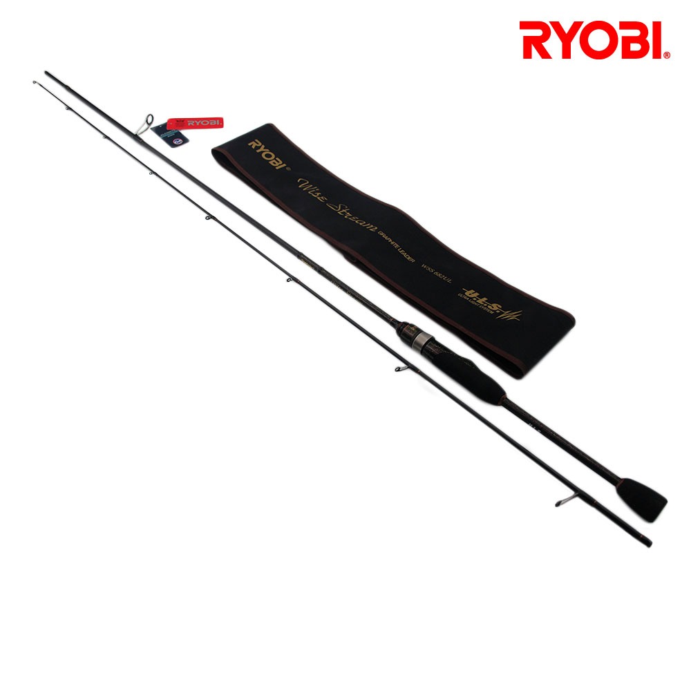 RYOBI WISE STREAM Joran Pancing UL Ultralight FUJI Ring Guide K-Series & Reel Seat 2 Section Japan S