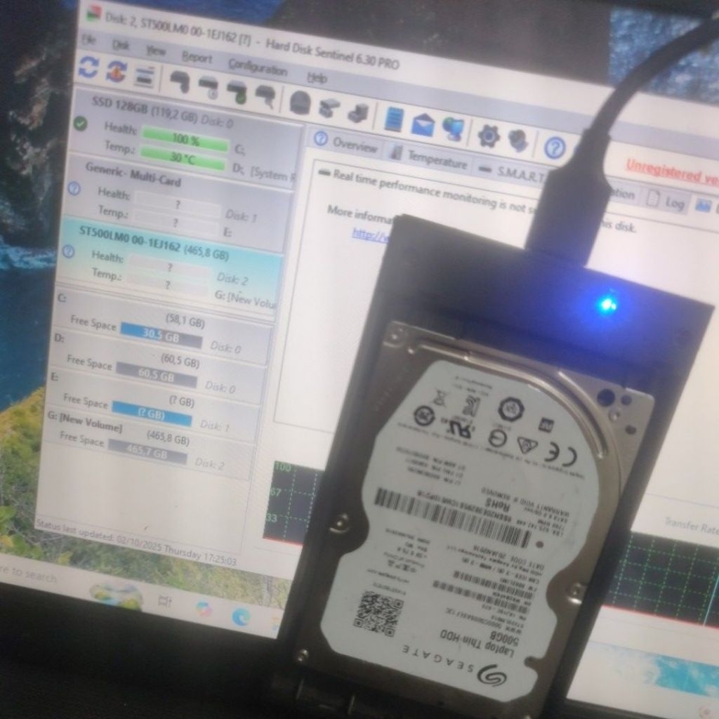 laptop thin HDD Seagate 500gb