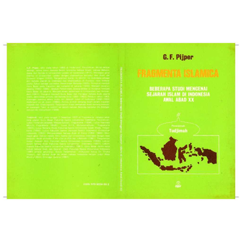 Fragmenta Islamica - Studi Sejarah Islam Indonesia 20th Century - G.F Pijper - NRL