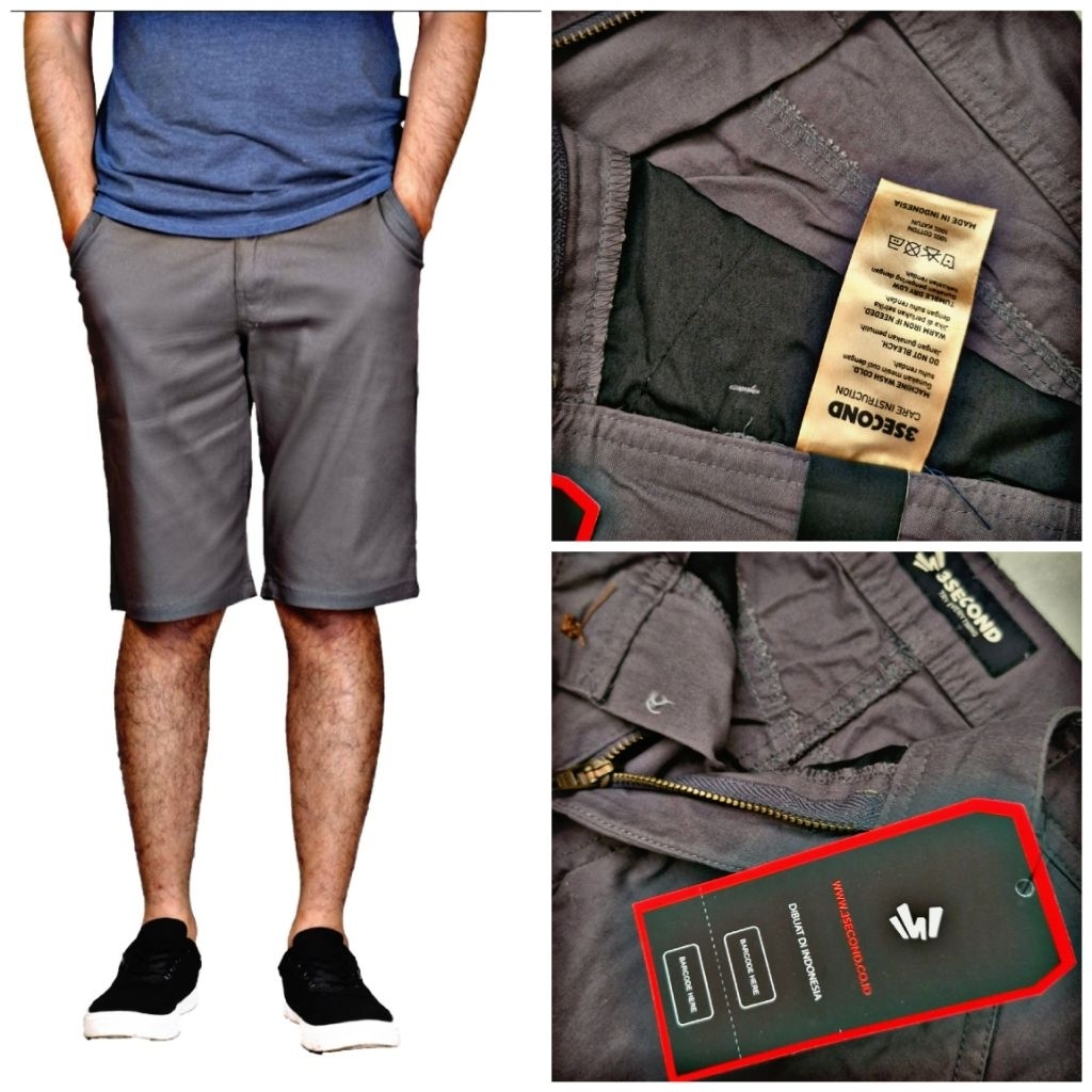 CELANA 3Second Chinos Pria premium