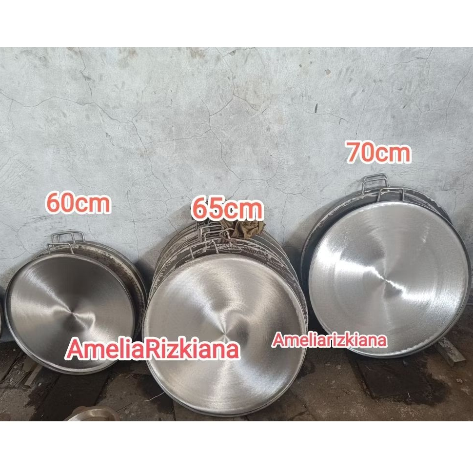 Wajan martabak telor premium 60 , 65 , 70cm  6mm (tebal)