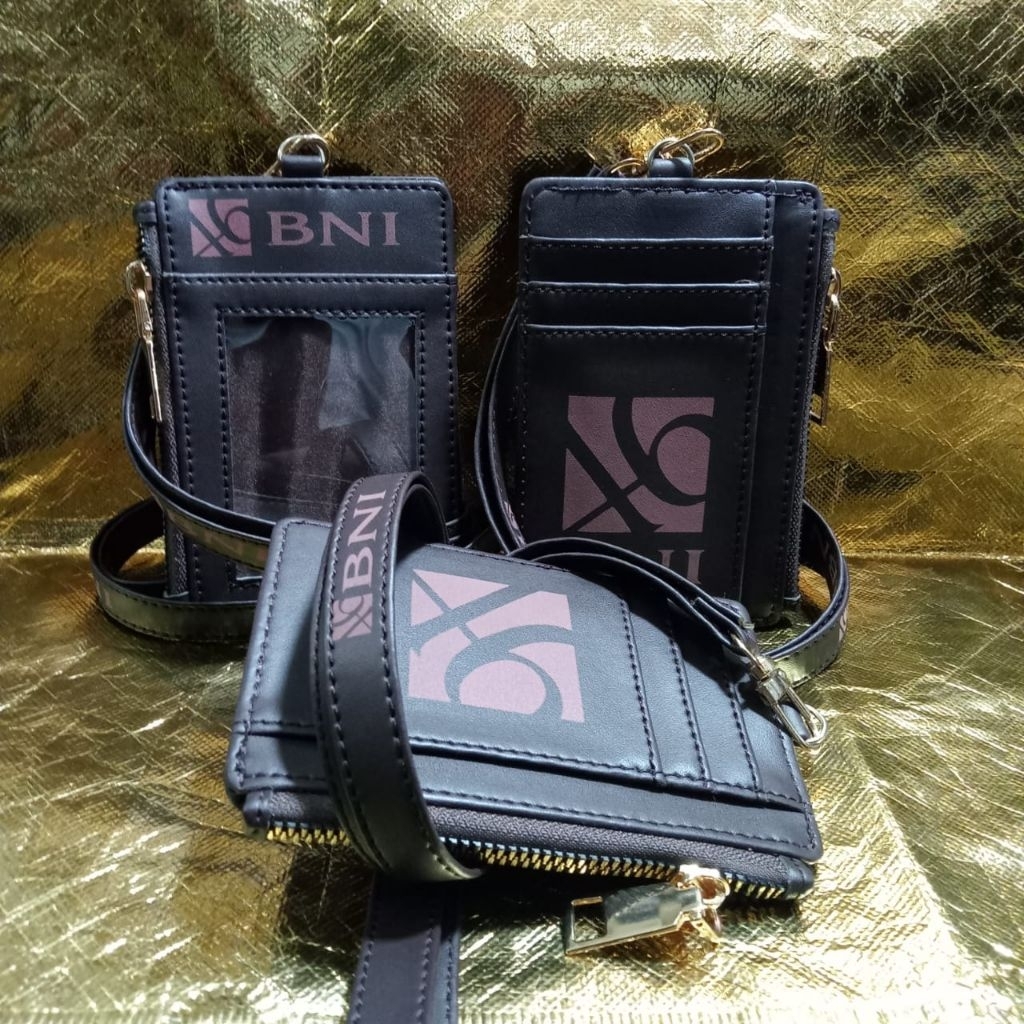 dompet+gantungan id card BNI terbaru lanyard bni dompet id card bni berkualitas tinggi