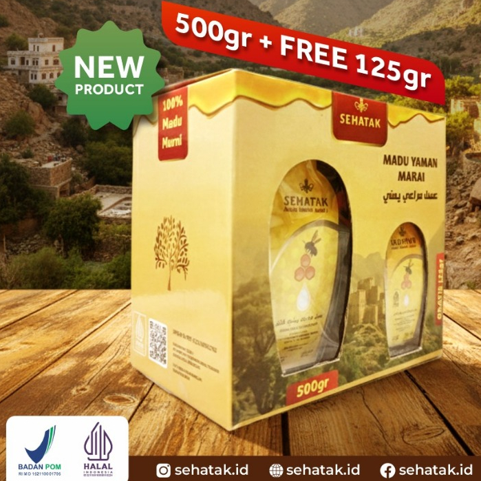 Madu Mara'i Yaman, Madu Marai, Madu Maroi Asli 100% 1 kg Madu Yaman