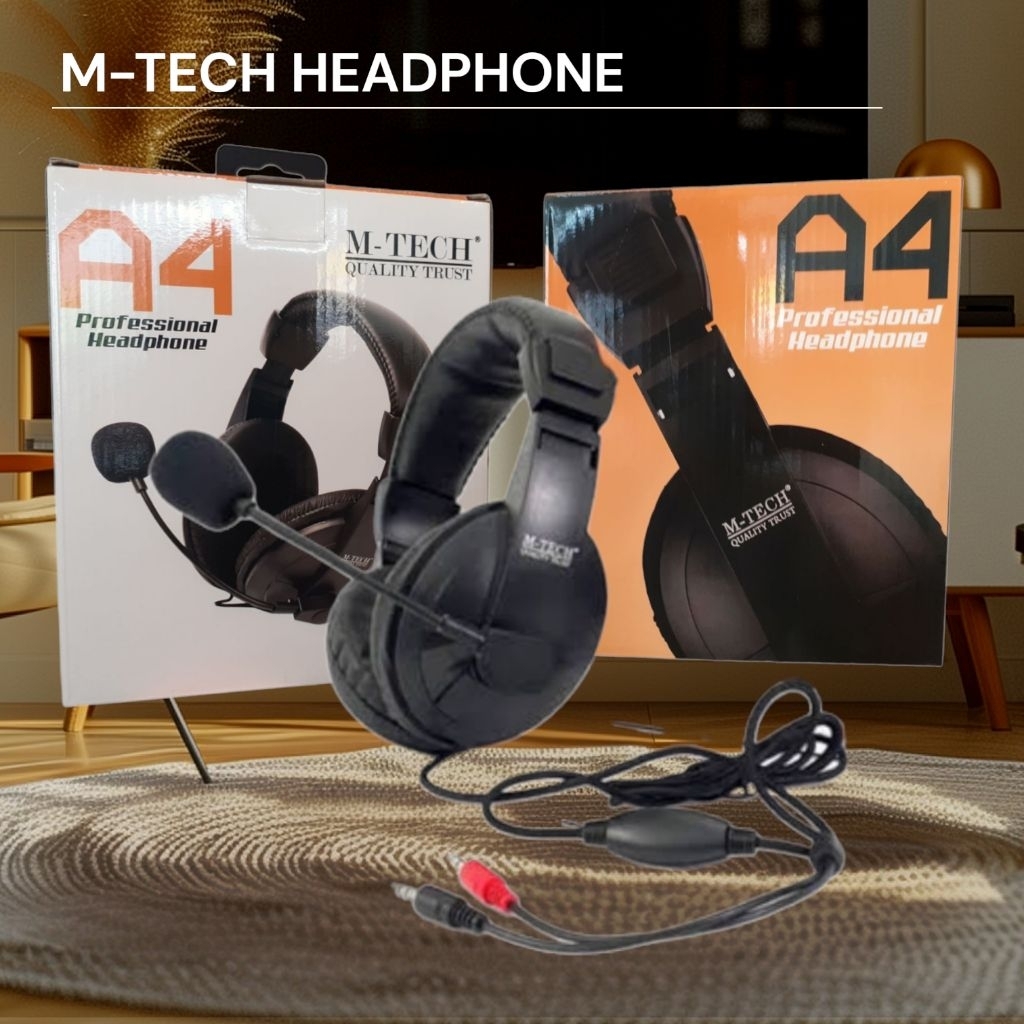 M-TECH HEADSET GAMING M-TECH A4 JACK 3,5MM