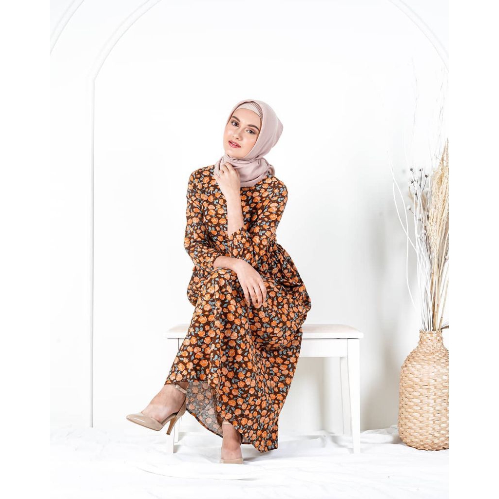 Gamis Etnik Novel Mice Original