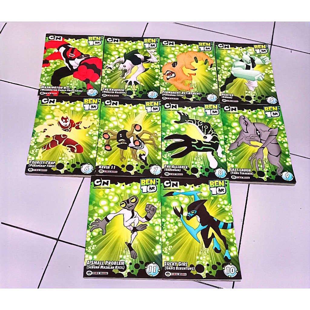 KOMIK BEKAS WARNA BEN 10