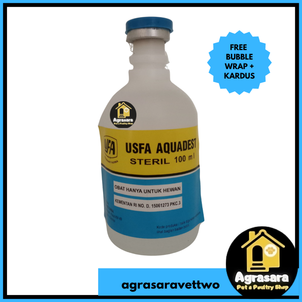 Aquadest/ Aquadest Steril 100 Ml Usfa