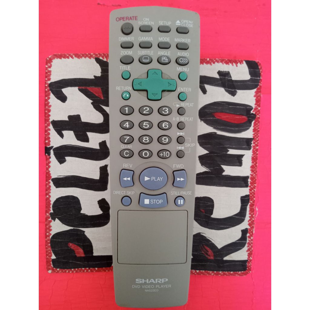 REMOTE SHARP DVD PLAYER ORIGINAL TERLENGKAP