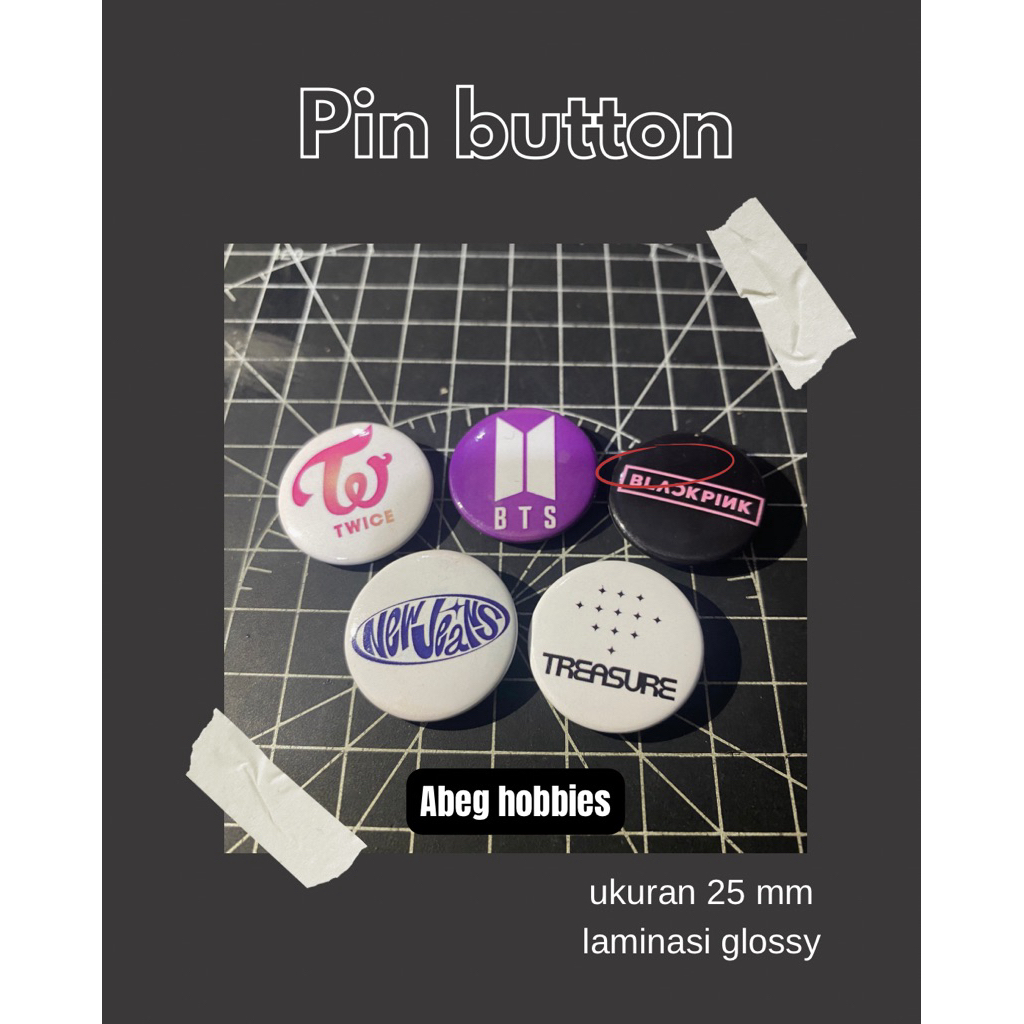 PIN BUTTON KPOP BROS KPOP