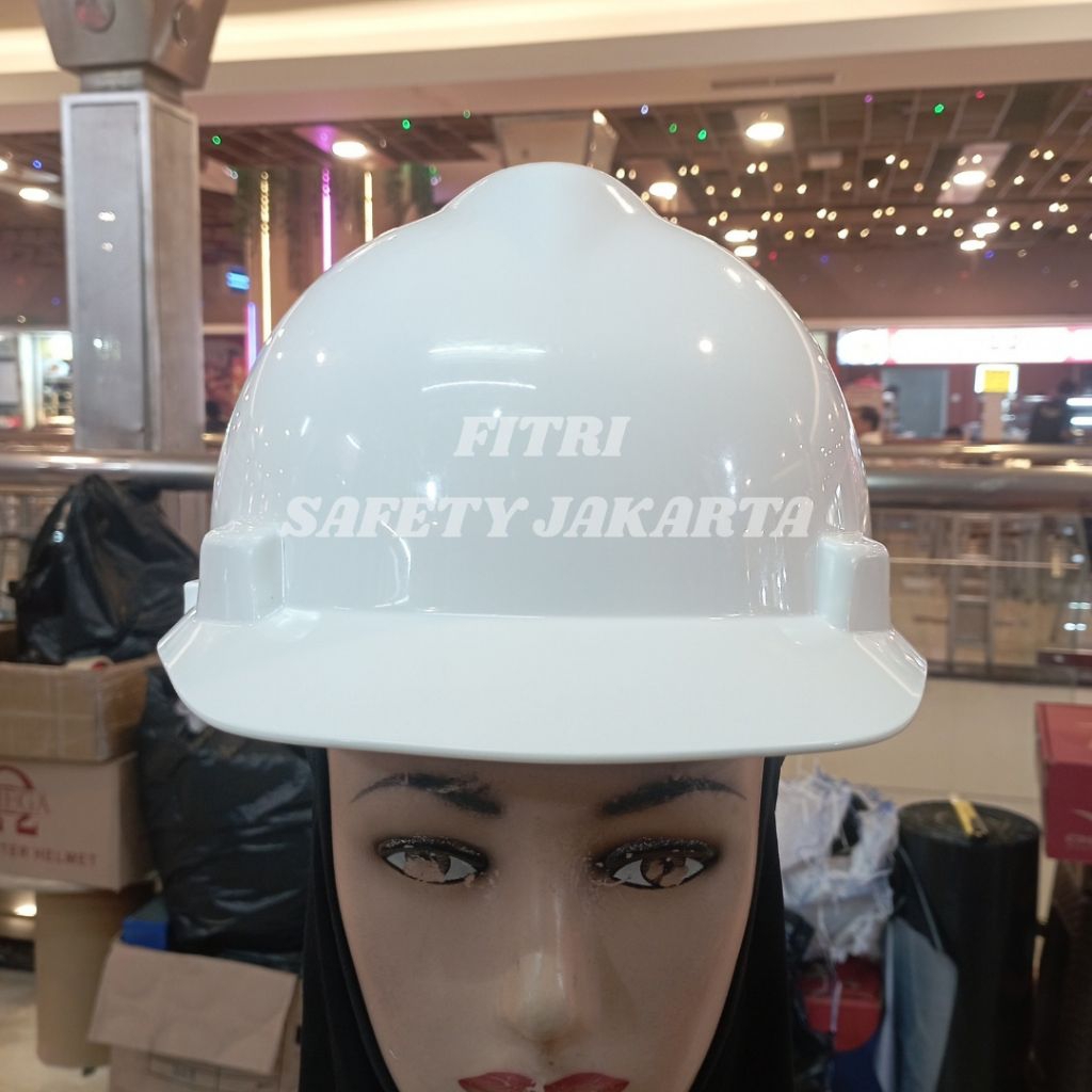 HELM SAFETY MSA V-GARD ORIGINAL 100% | HELM MSA V-GARD ORIGINAL 100% WARNA PUTIH