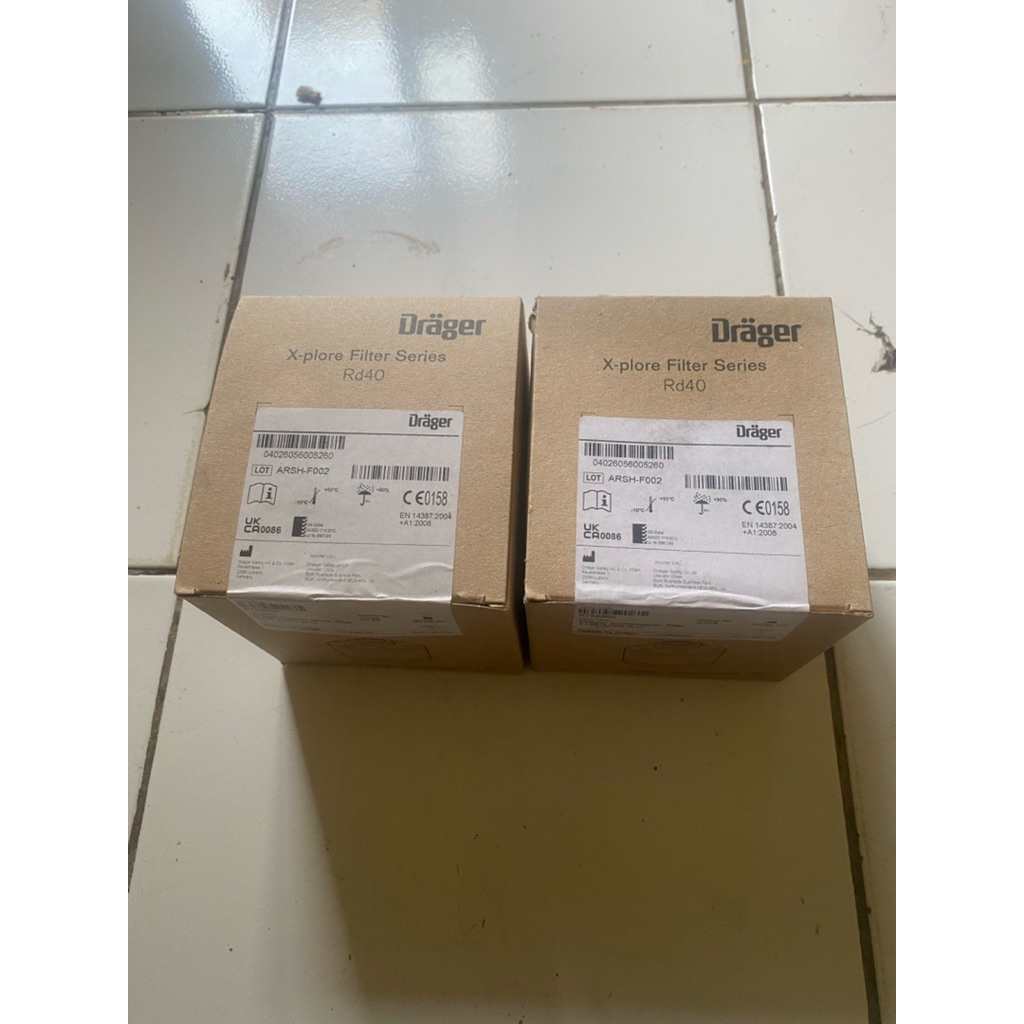 Drager X-plore Filter Series Rd40 AXP3 R D Canester Methilbromida