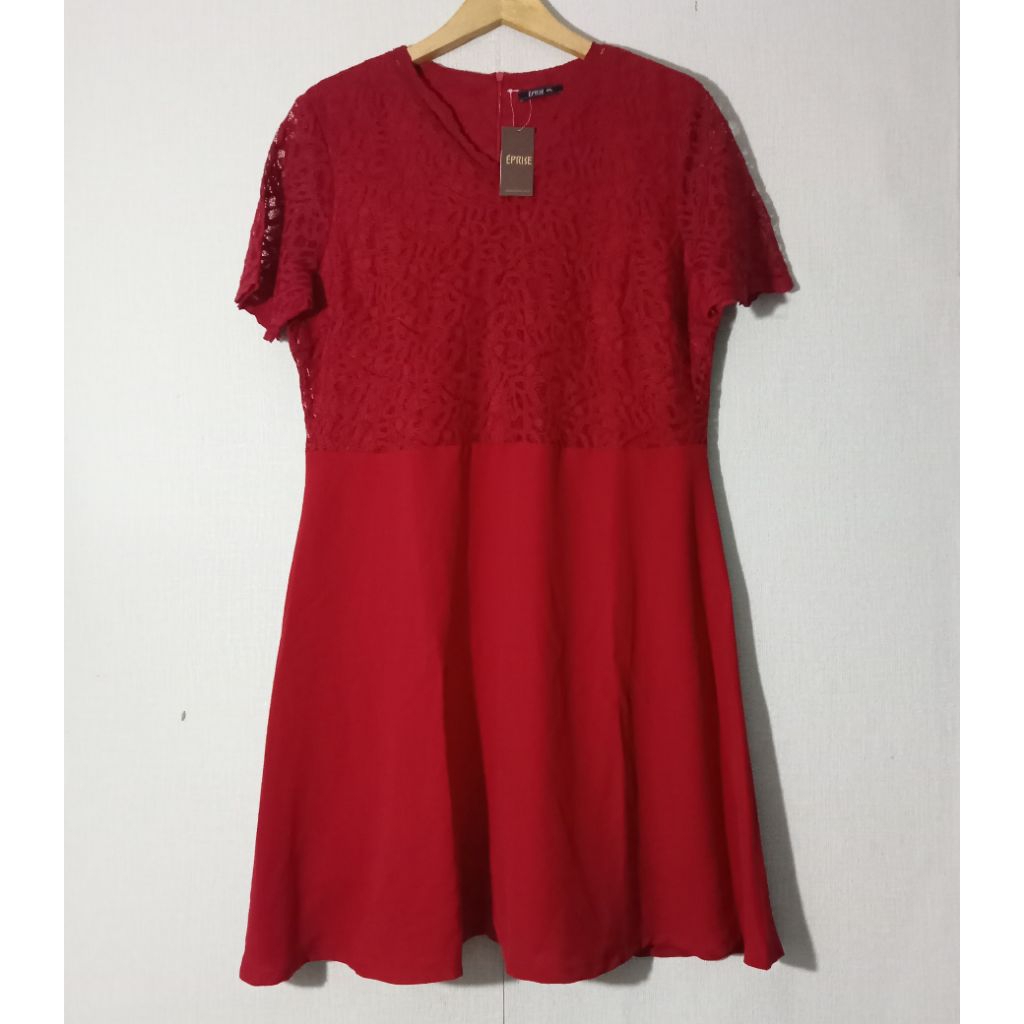 Eprise - Dress Brokat Kombinasi Size XXL