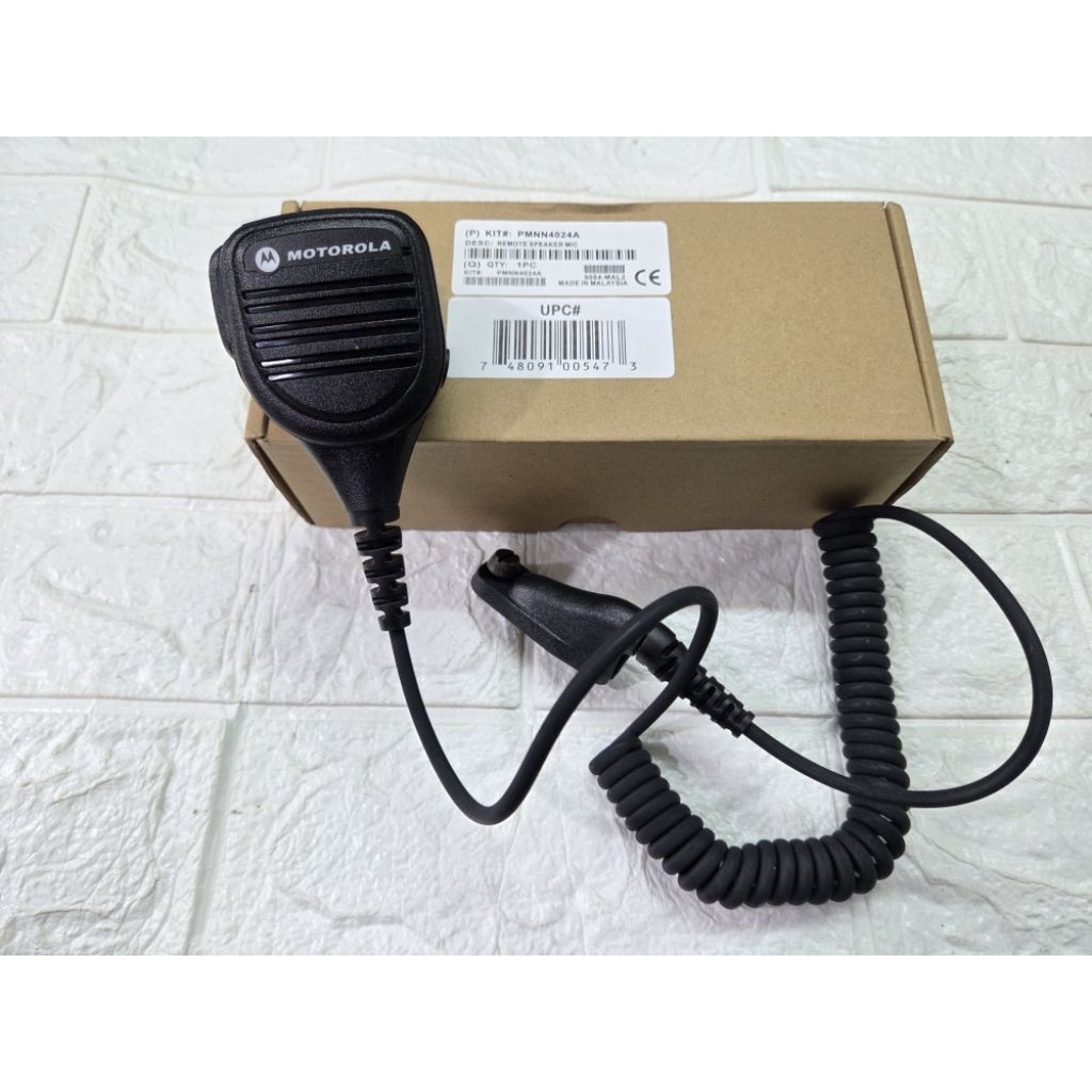 EXTRAMIC HT MOTOROLA APX1000 APX 1000I XIR P8668 ORIGINAL EXTRA MIC MOTOROLA APX1000