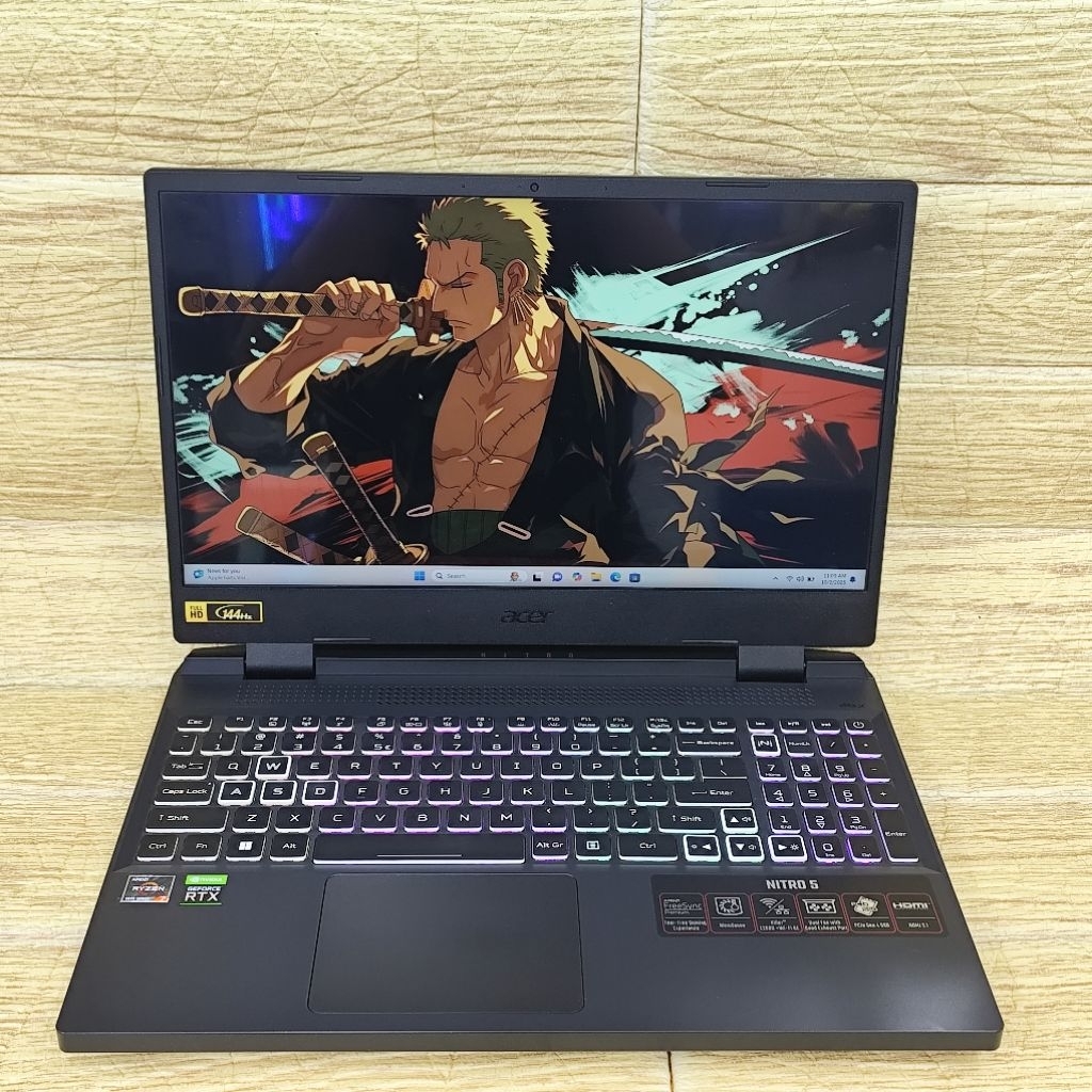 Laptop 2nd GM ACER NITRO 5 AN515-46 AMD RYZEN 7 6800H RAM 16GB RTX 3050 SSD 512GB