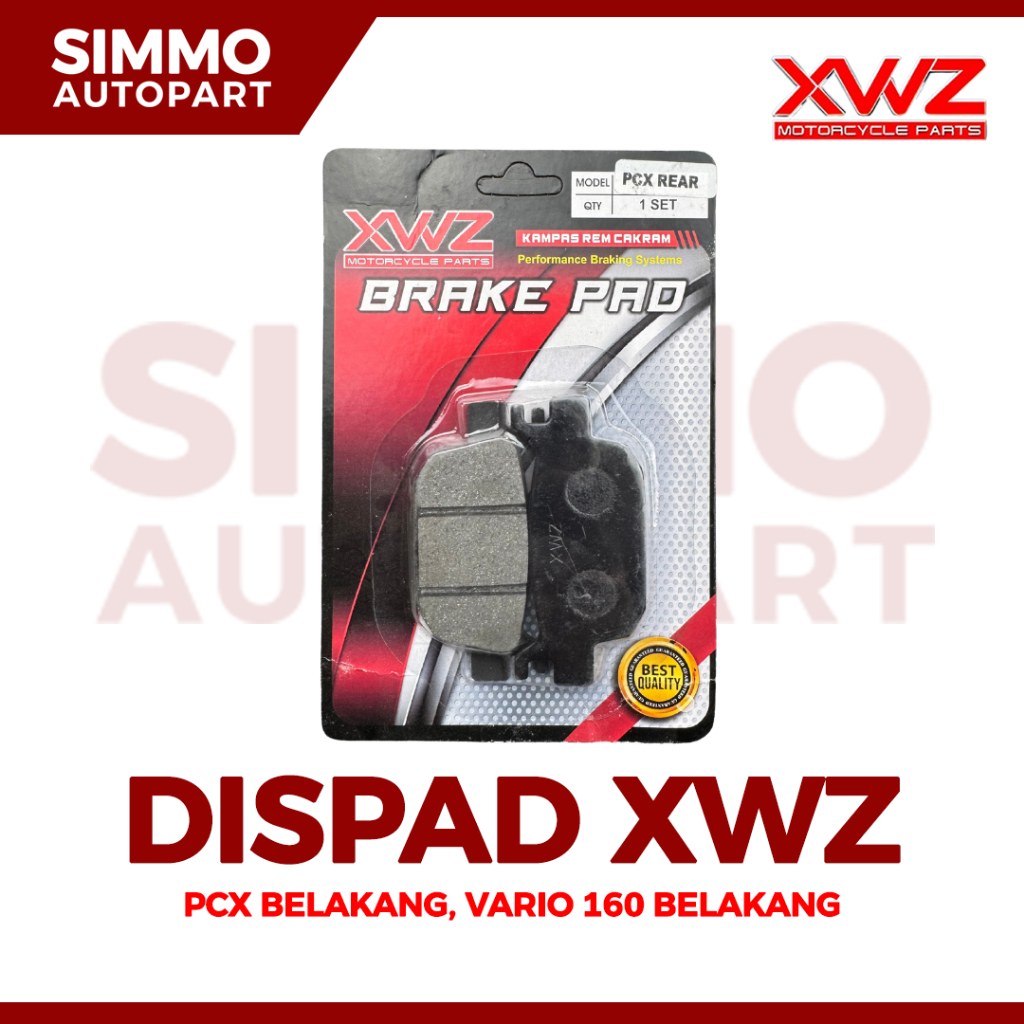 Discpad Kampas Rem Belakang PCX Belakang Vario 160 Belakang