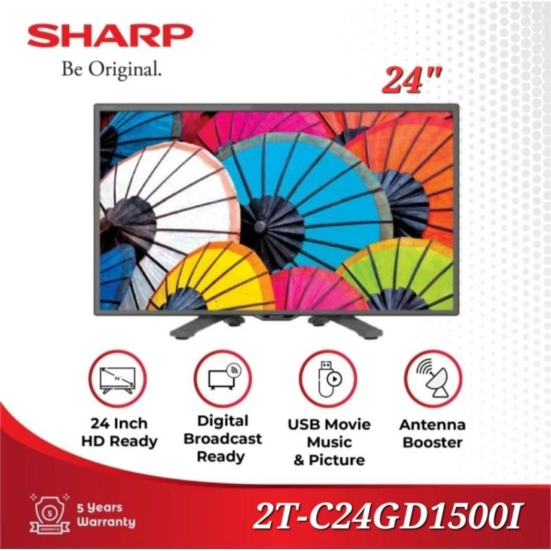 SHARP 24 inch HD READY LED TV 2T-C24GD1500I