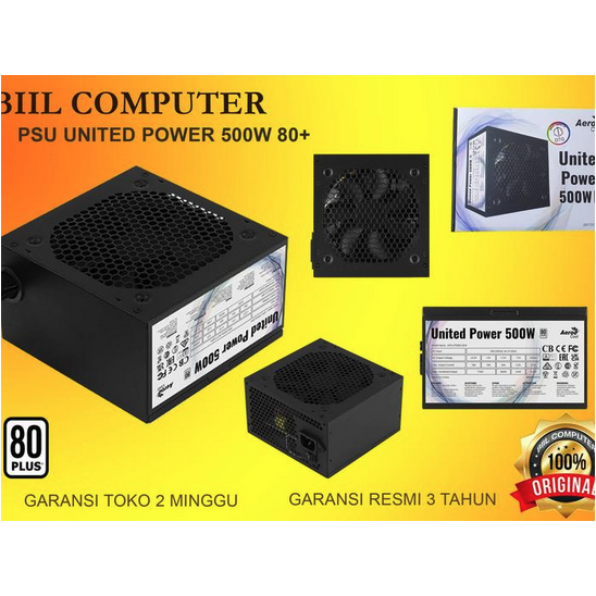 PSU UNITED POWER 500W 80+