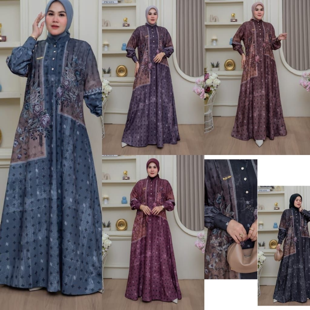 AY029 AYJORA DRESS GAMIS MODE TERBARU BEST SELLER DAN REAL ORIGINAL