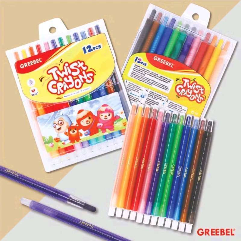 TWIST CRAYON / CRAYON PUTAR 12C GREEBEL