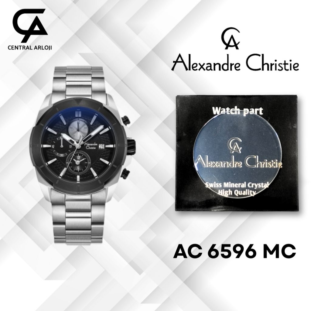 Kaca Jam Tangan Alexandre Christie 6596 MC