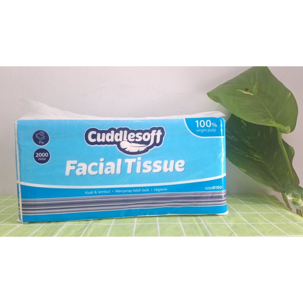 Tissue Facial Murah CuddleSoft 2000Helai 2ply