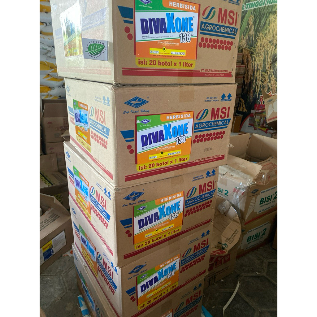 1 DUS 1 KARTON DIVAXONE 1 LITER HERBISIDA (  20 BOTOL )