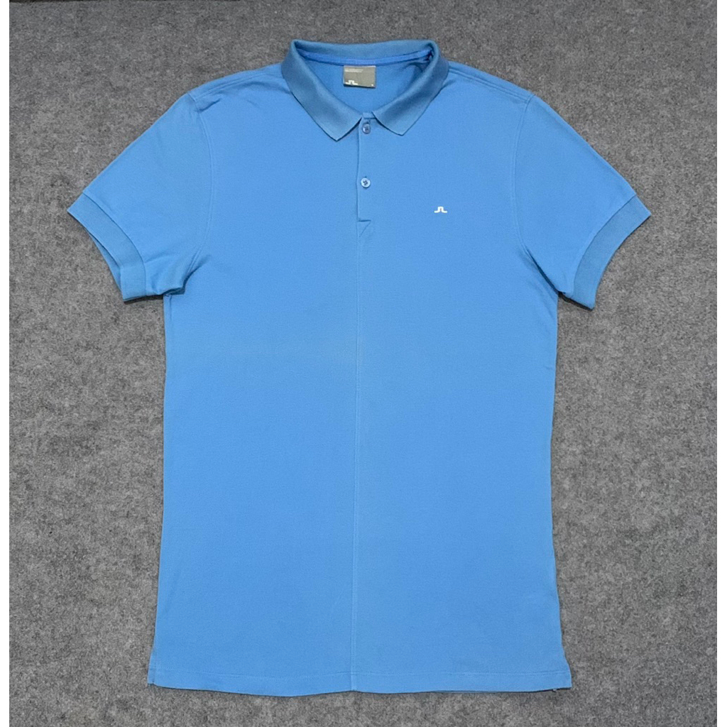 J Lindeberg Blue Sky Golf shirt