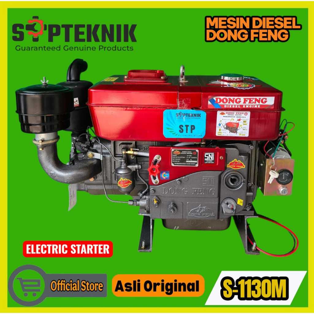 MESIN DIESEL S1130M ELECTRIC STARTER DONGFENG