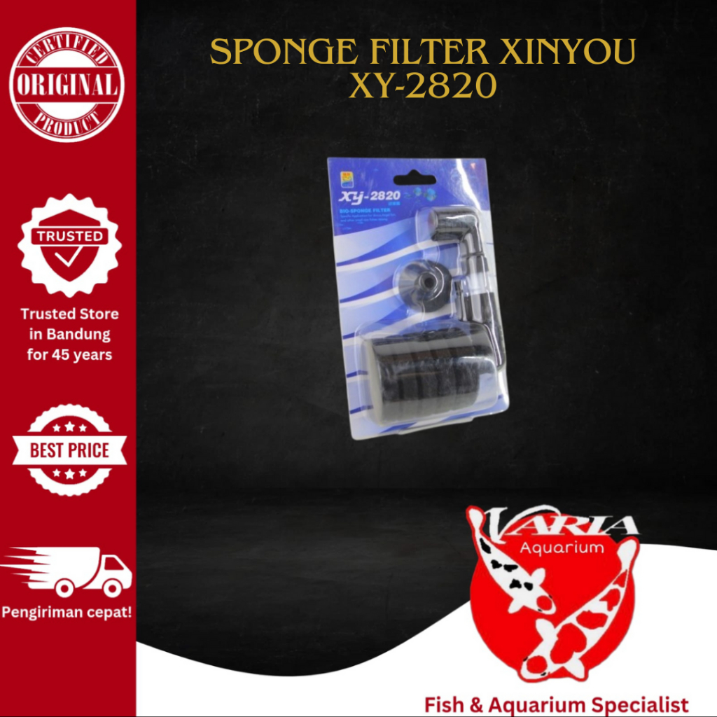 Xinyou Sponge Filter Aquarium XY2820 Biofoam Sponge Filter Gantung Medium Xinyou XY 2820