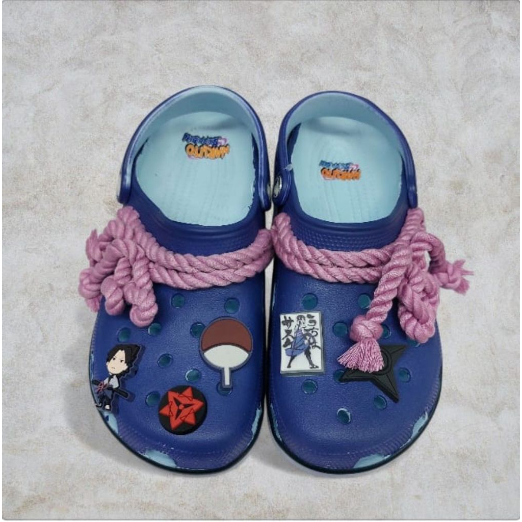 SANDAL KARAKTER SASUKE DEWASA/SANDAL PRIA/SANDAL CROCS/SANDAL BAIM