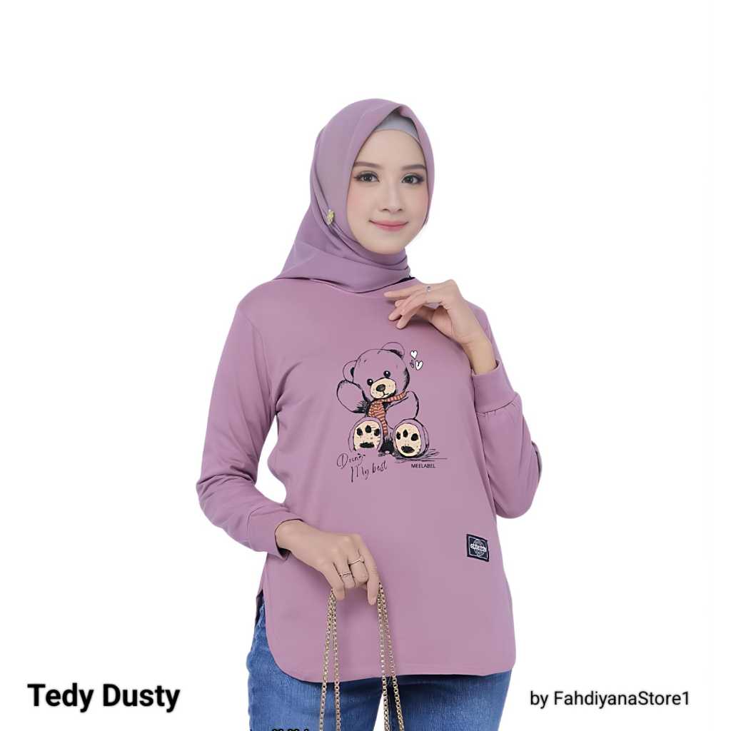 Kaos Zolaqu / Zolaqu Original / atasan wanita Lengan Panjang Cotton Combed FULL SIZE M-L-XL-XXL-3XL