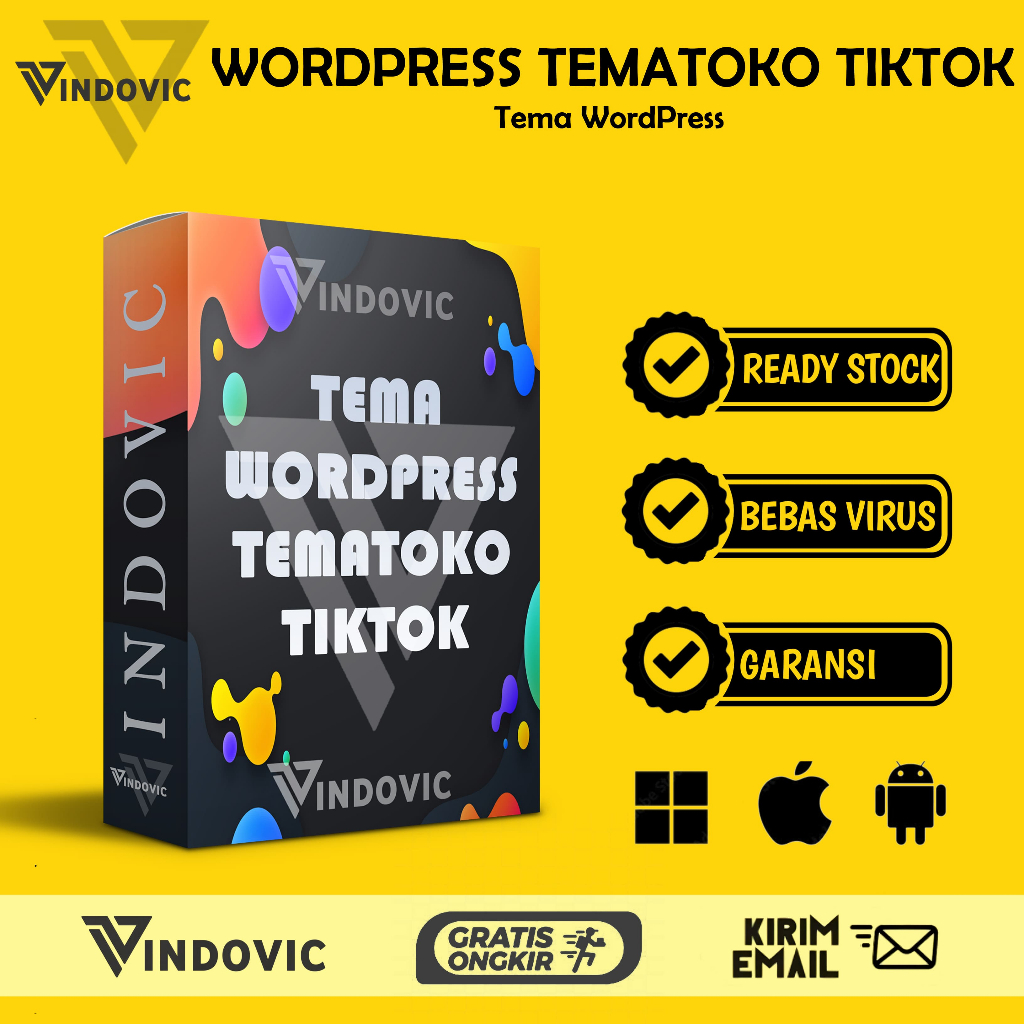 [T0446] Tema WordPress TikTok Style | Template Website Video Short