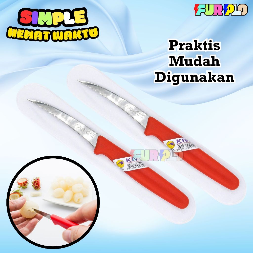 Pisau Cangkok Grafting Tanaman Okulasi Stek Tumbuhan Stainless Anti Karat FURPLO