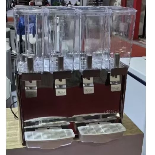 Mesin Juice Dispenser Pendingin Minuman 4 Tabung, Mesin Milo Sanwoo  JD49