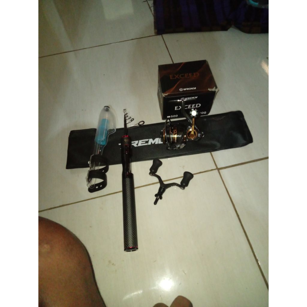 joran zerox s168 2-6lbs titanium tip set reel iroly exceed 800sw