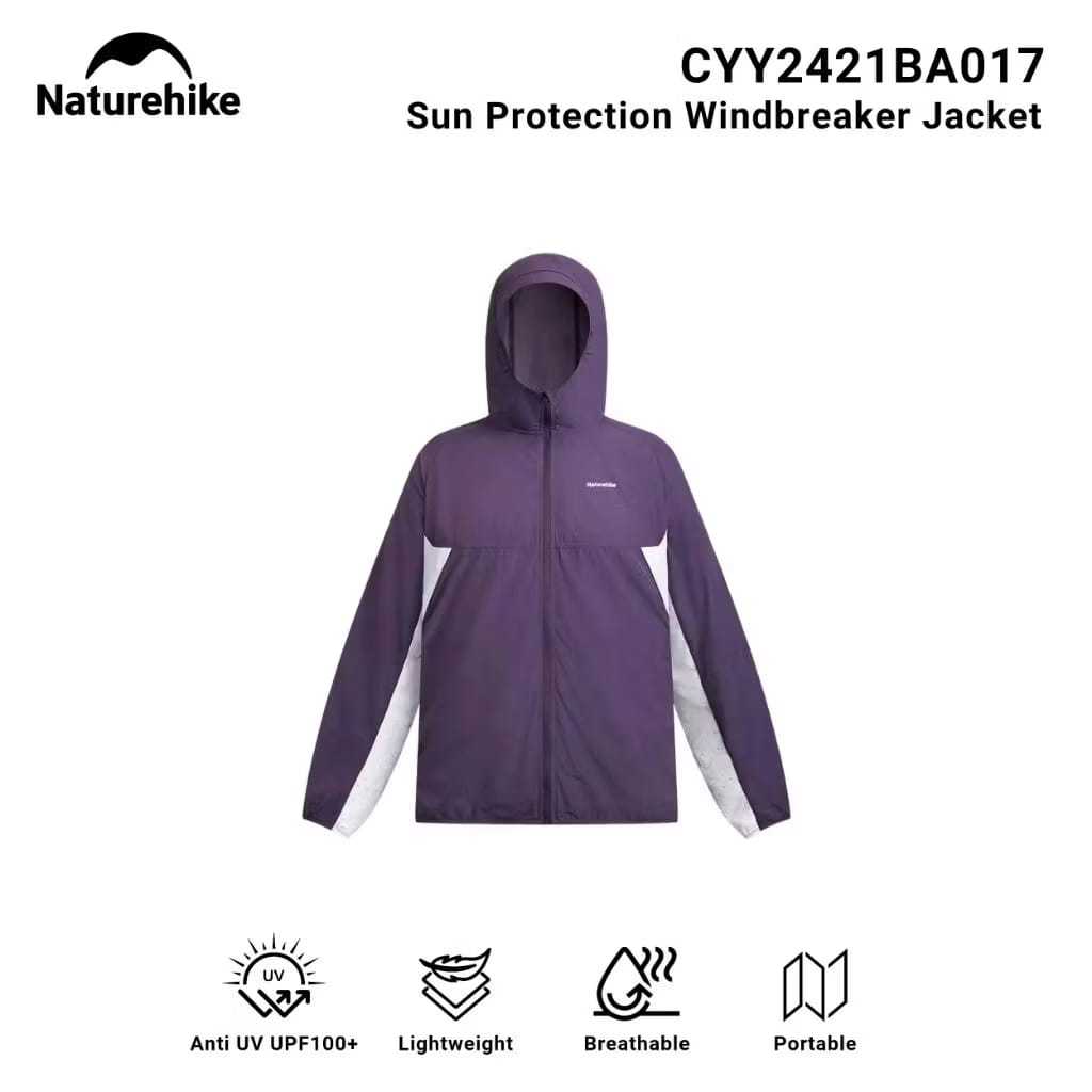 JAKET QUICKDRY NATUREHIKE  CYY2421FS024 SUN PROTECTION WINDBREAKER CAMPING GLAMPING HIKING PIKNIK BE