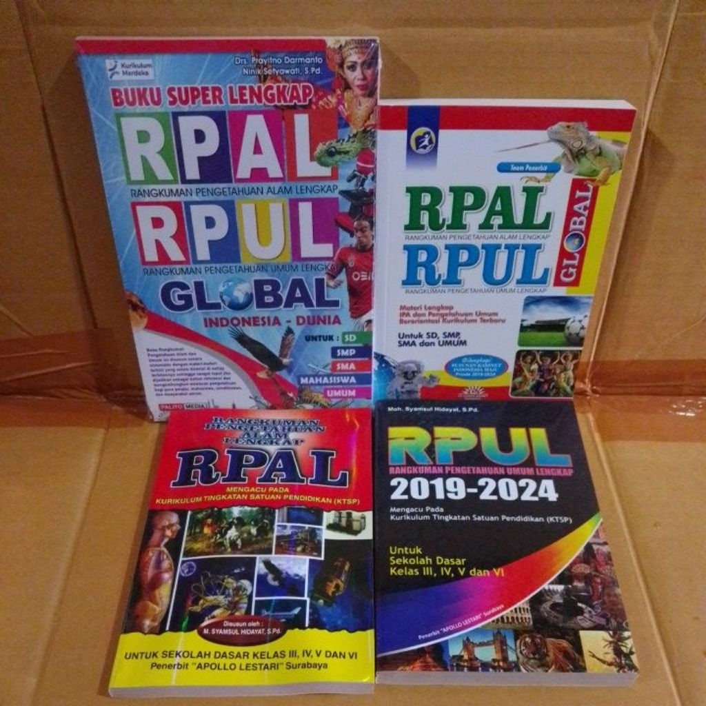 buku RPAL RPUL GLOBAL Indonesia- Dunia untuk SD,SMP,SMA, DAN UMUM